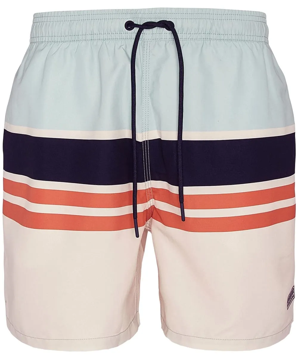 Men's Barbour International Block Stripe Swim Shorts