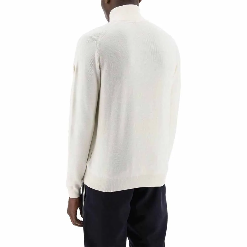 MONCLER  |Cashmere Long Sleeves Plain Cotton Sweatshirts