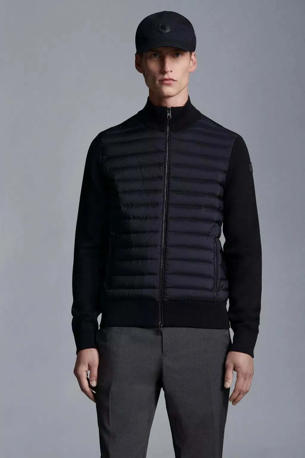 MONCLER  |Padded Cotton Zip-Up Cardigan