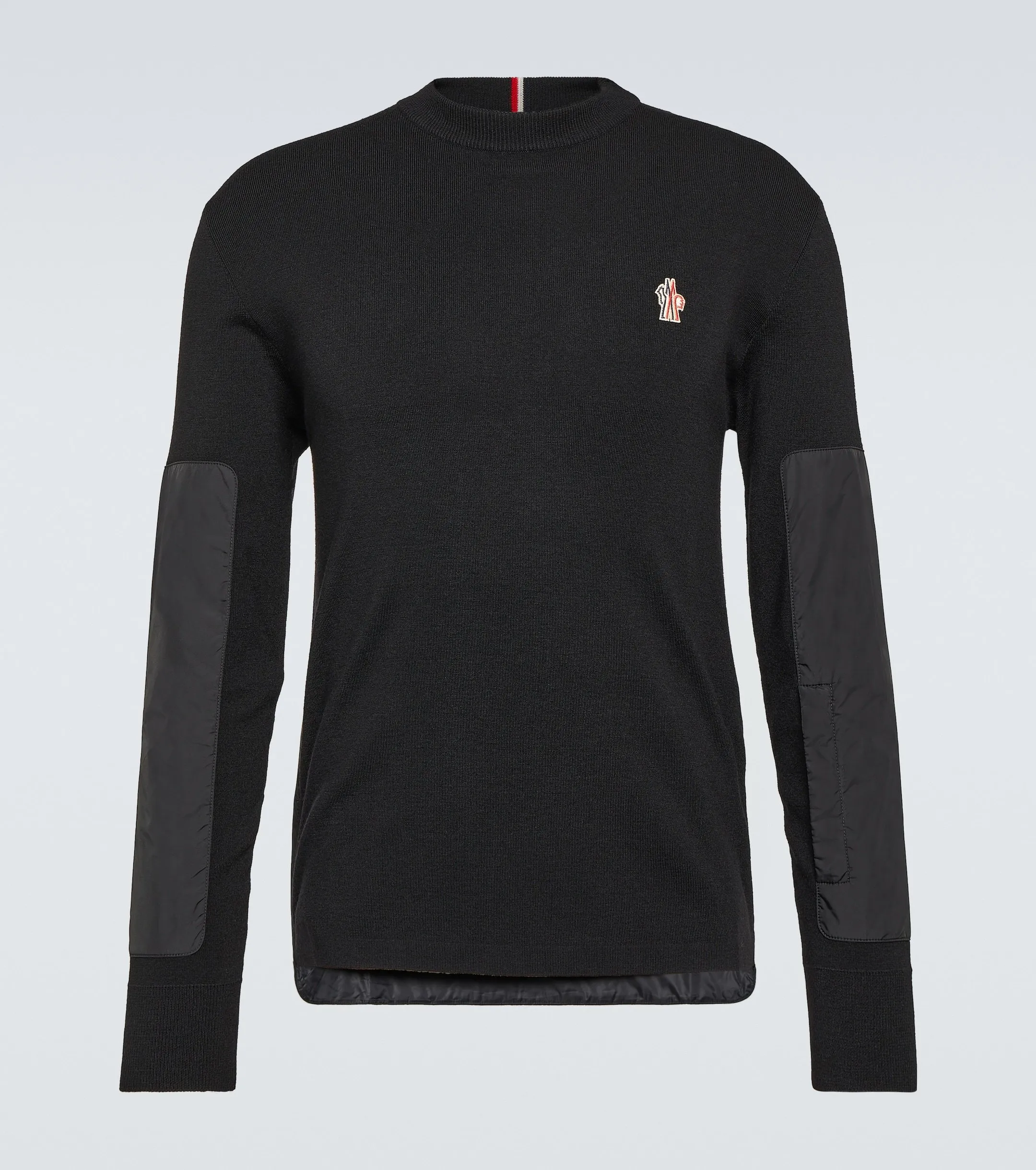 MONCLER  |Unisex Wool Blended Fabrics Street Style Long Sleeves Plain