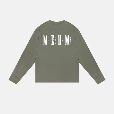 MR. ENJOY DA MONEY  |Crew Neck Unisex Street Style Long Sleeves Plain Cotton