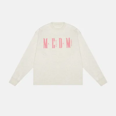 MR. ENJOY DA MONEY  |Crew Neck Unisex Street Style Long Sleeves Plain Cotton