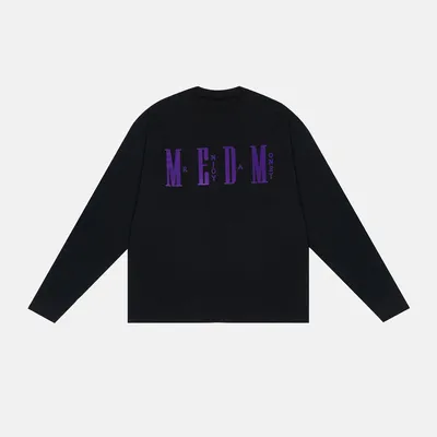 MR. ENJOY DA MONEY  |Crew Neck Unisex Street Style Long Sleeves Plain Cotton