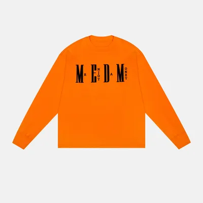 MR. ENJOY DA MONEY  |Crew Neck Unisex Street Style Long Sleeves Plain Cotton