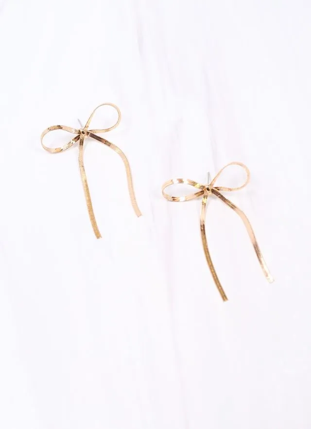 Murray Bow Earring GOLD