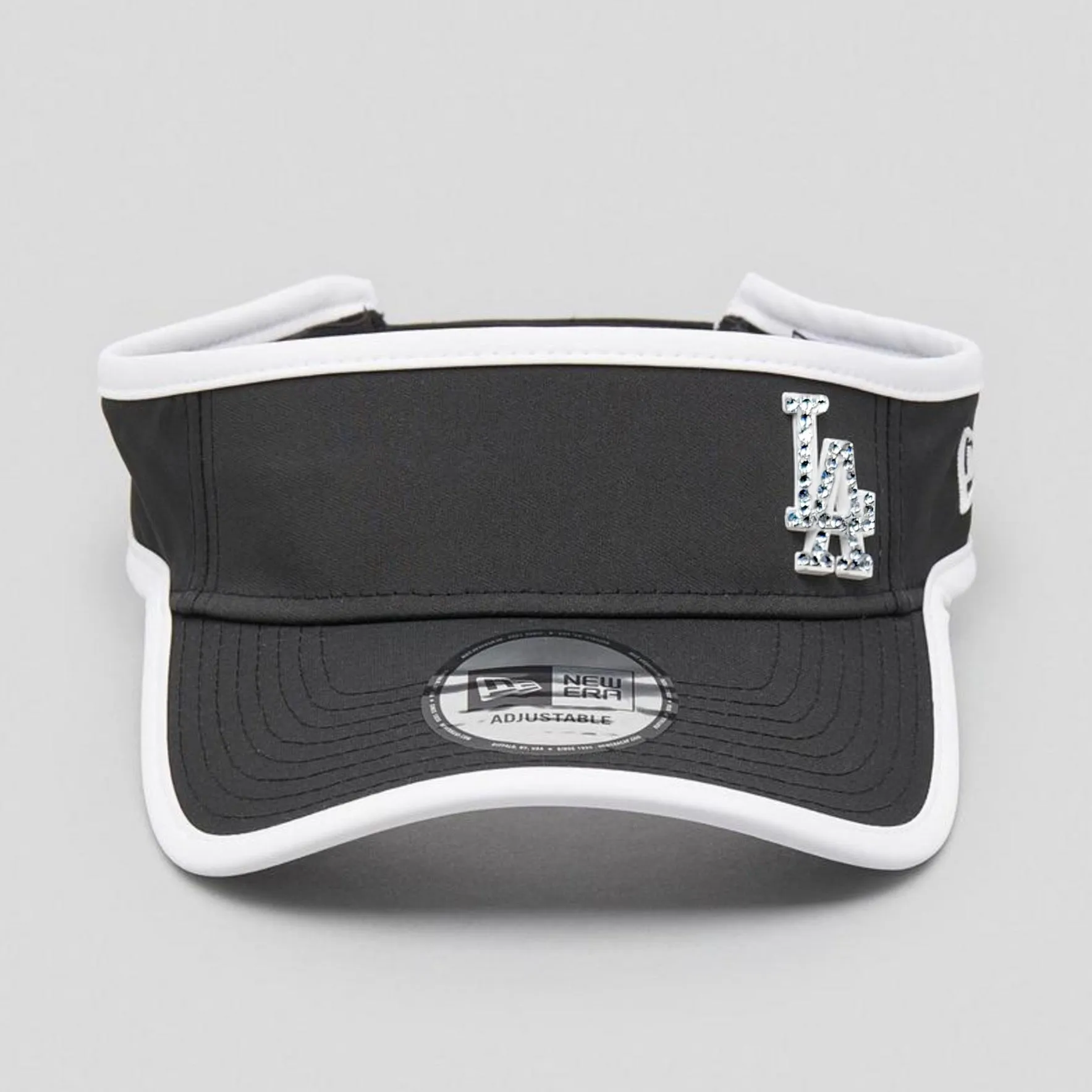 New Era LA Visor (Black/White)