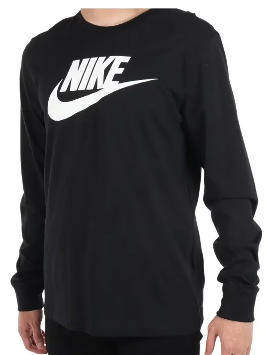 Nike  |Crew Neck Pullovers Street Style Bi-color Long Sleeves Plain