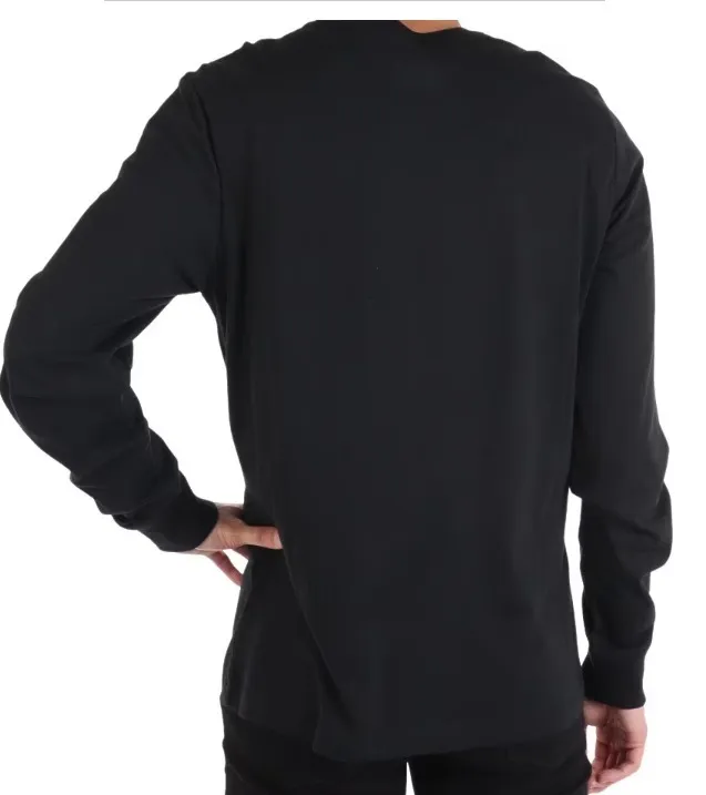 Nike  |Crew Neck Pullovers Street Style Bi-color Long Sleeves Plain