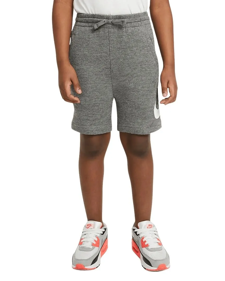 NIKE JUNIOR CLUB SPORTSWEAR HEATHER GREY SHORTS