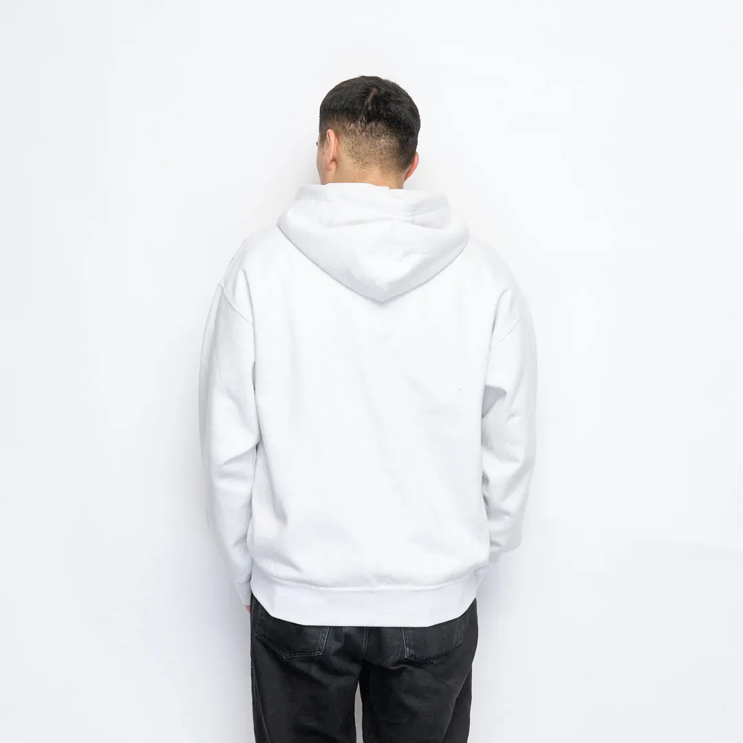 Nike Life - Solo Swoosh Full Zip Fleece Hoodie (Birch Heather/White)