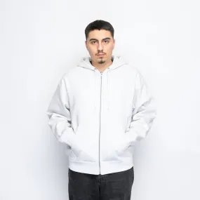 Nike Life - Solo Swoosh Full Zip Fleece Hoodie (Birch Heather/White)