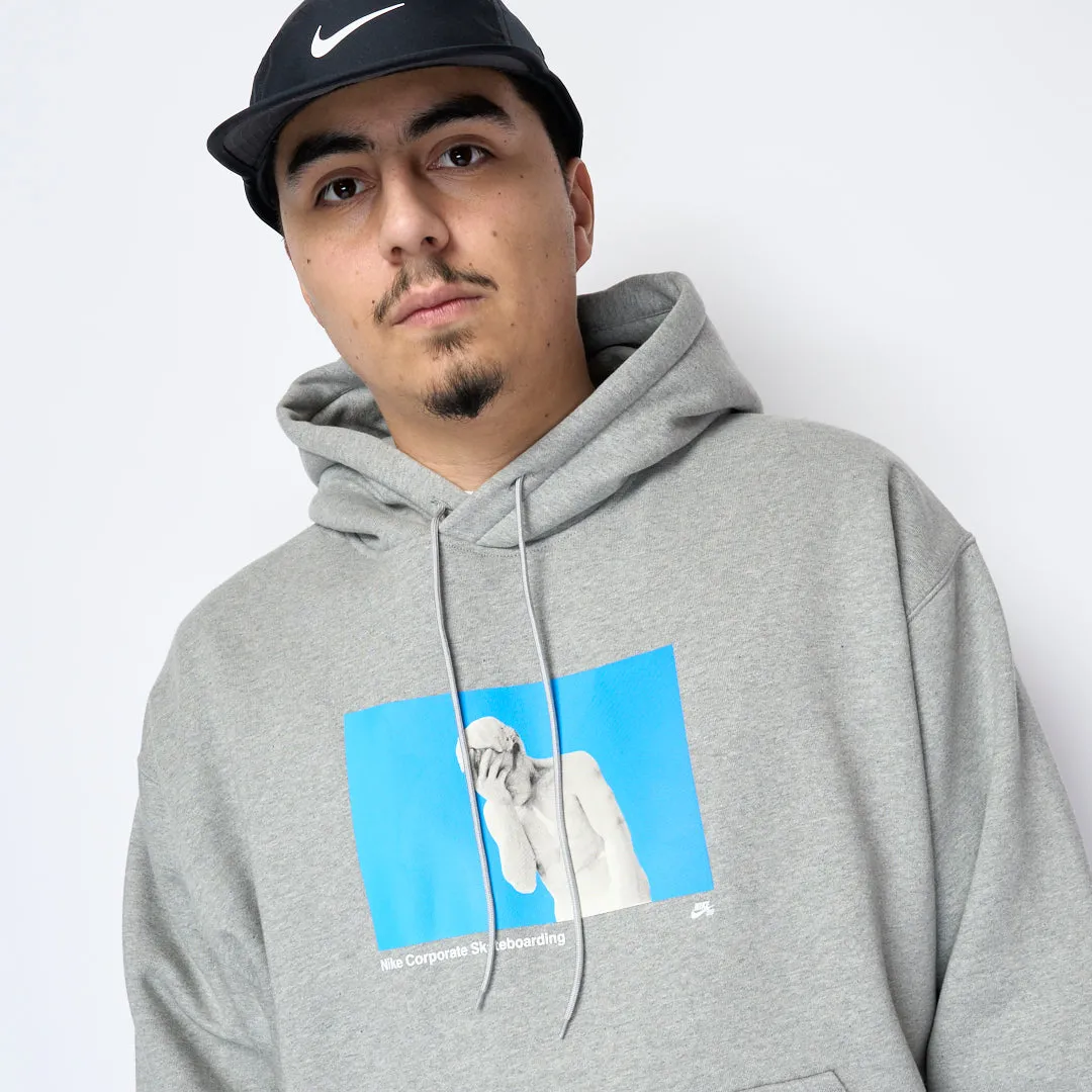 Nike SB - CorpoSK8 GFX Fleece Hoodie (Dark Grey Heather)