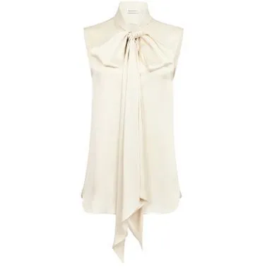 NINA RICCI  |Casual Style Silk Blended Fabrics Sleeveless Plain