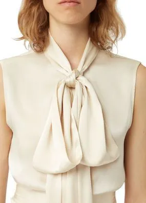 NINA RICCI  |Casual Style Silk Blended Fabrics Sleeveless Plain