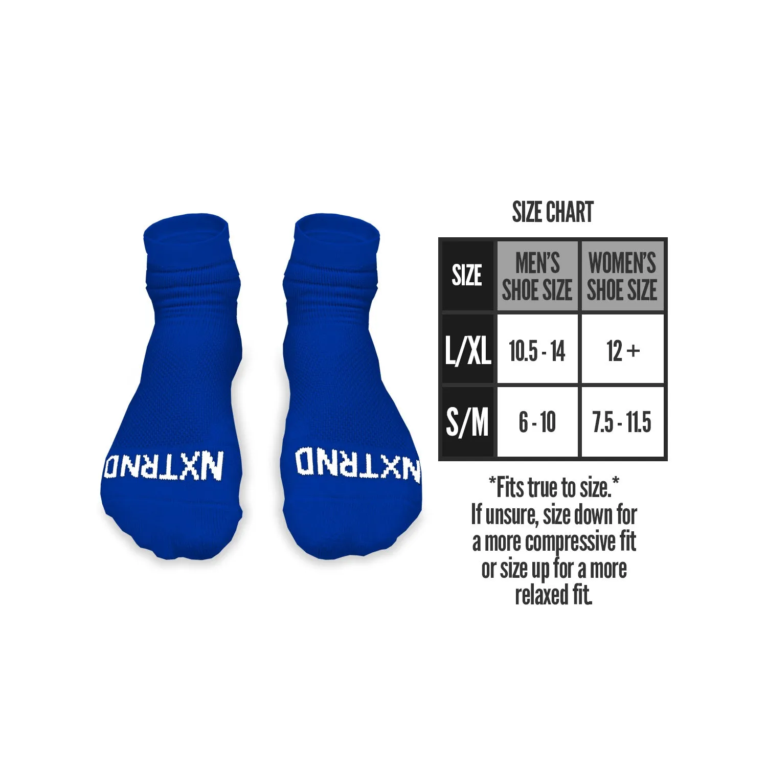 NXTRND Quarter Socks Blue 3-Pairs