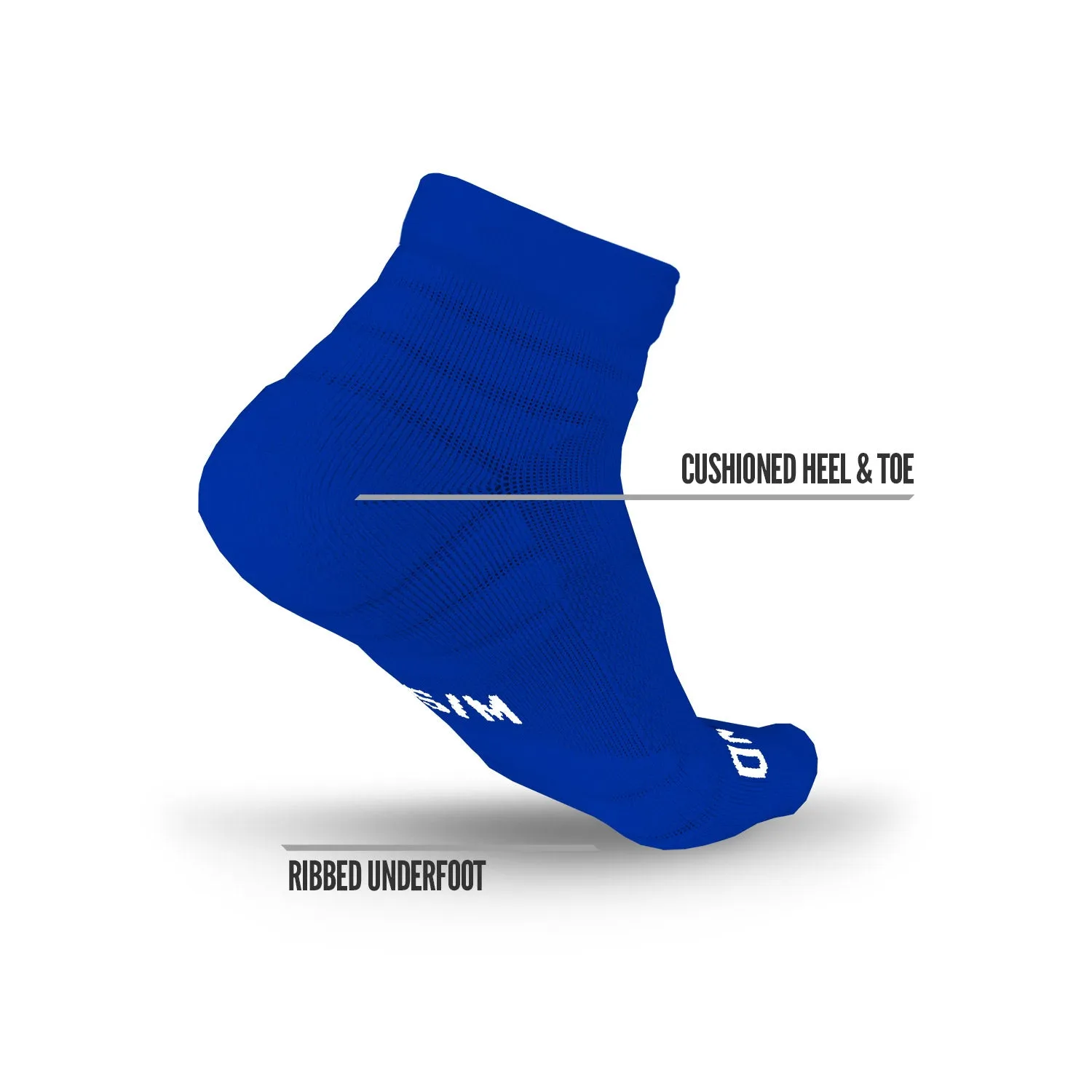 NXTRND Quarter Socks Blue 3-Pairs