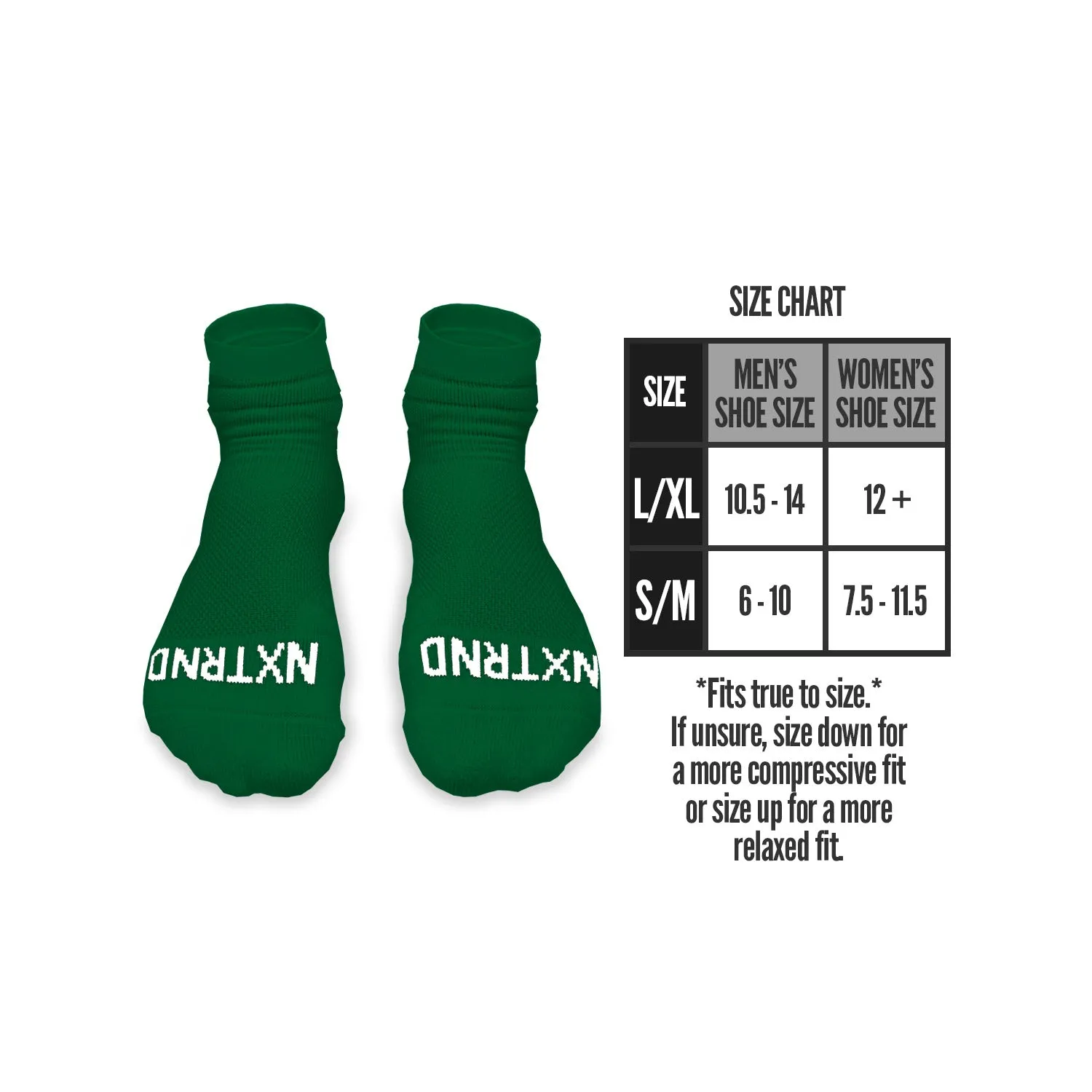 NXTRND Quarter Socks Green 3-Pairs