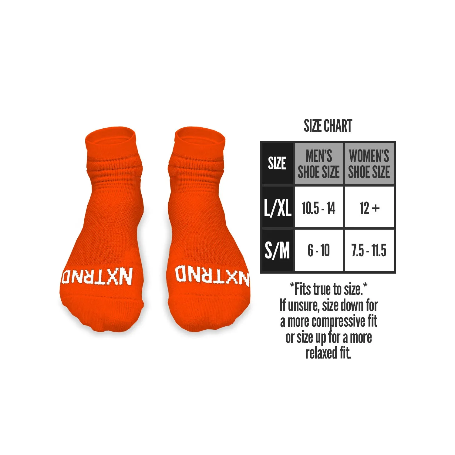 NXTRND Quarter Socks Orange 3-Pairs