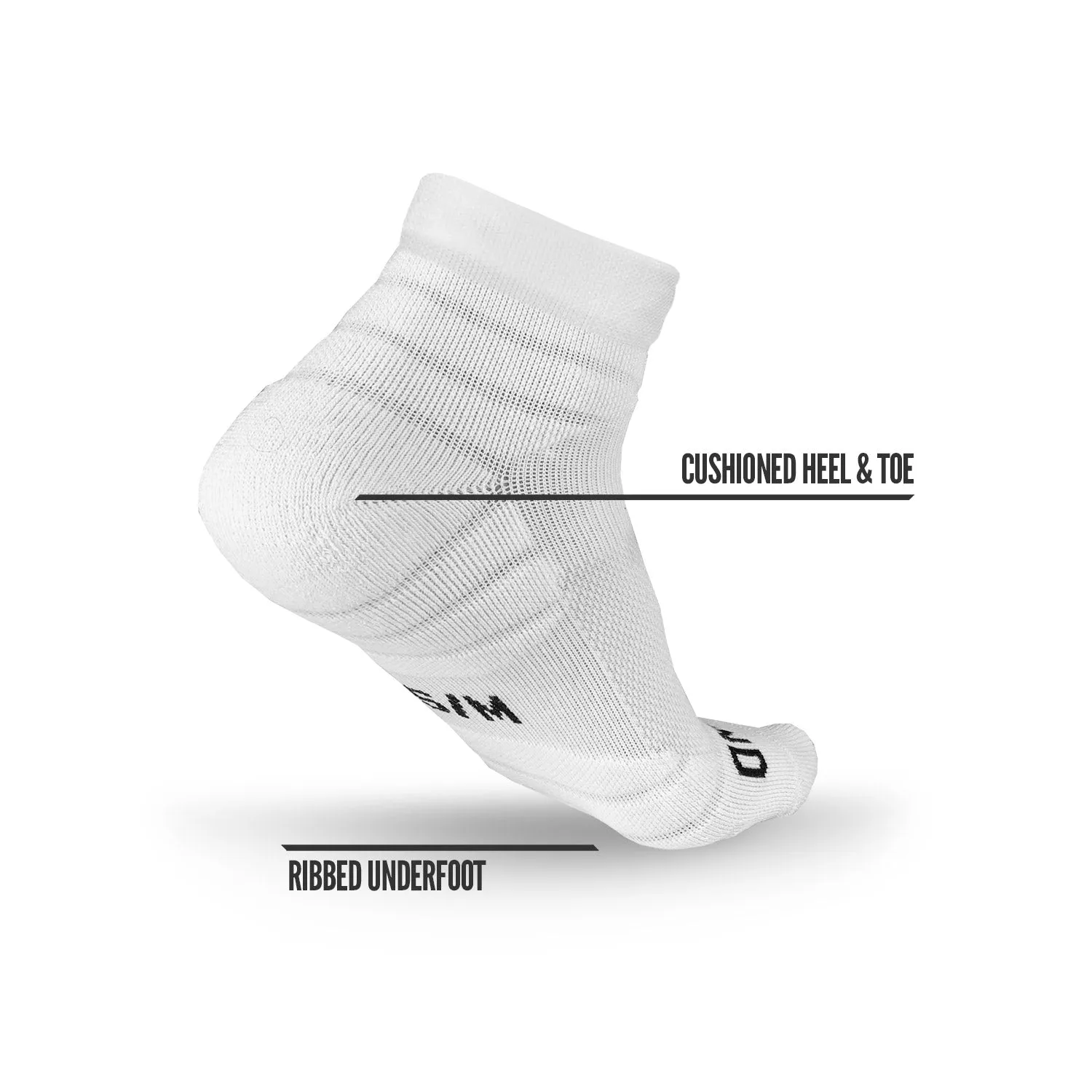 NXTRND Quarter Socks White 3-Pairs