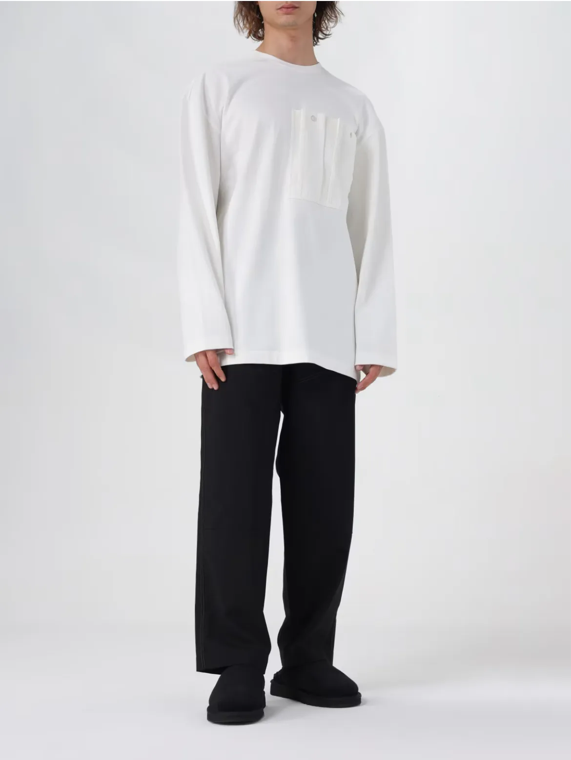 OAMC  |Crew Neck Pullovers Street Style U-Neck Long Sleeves Plain