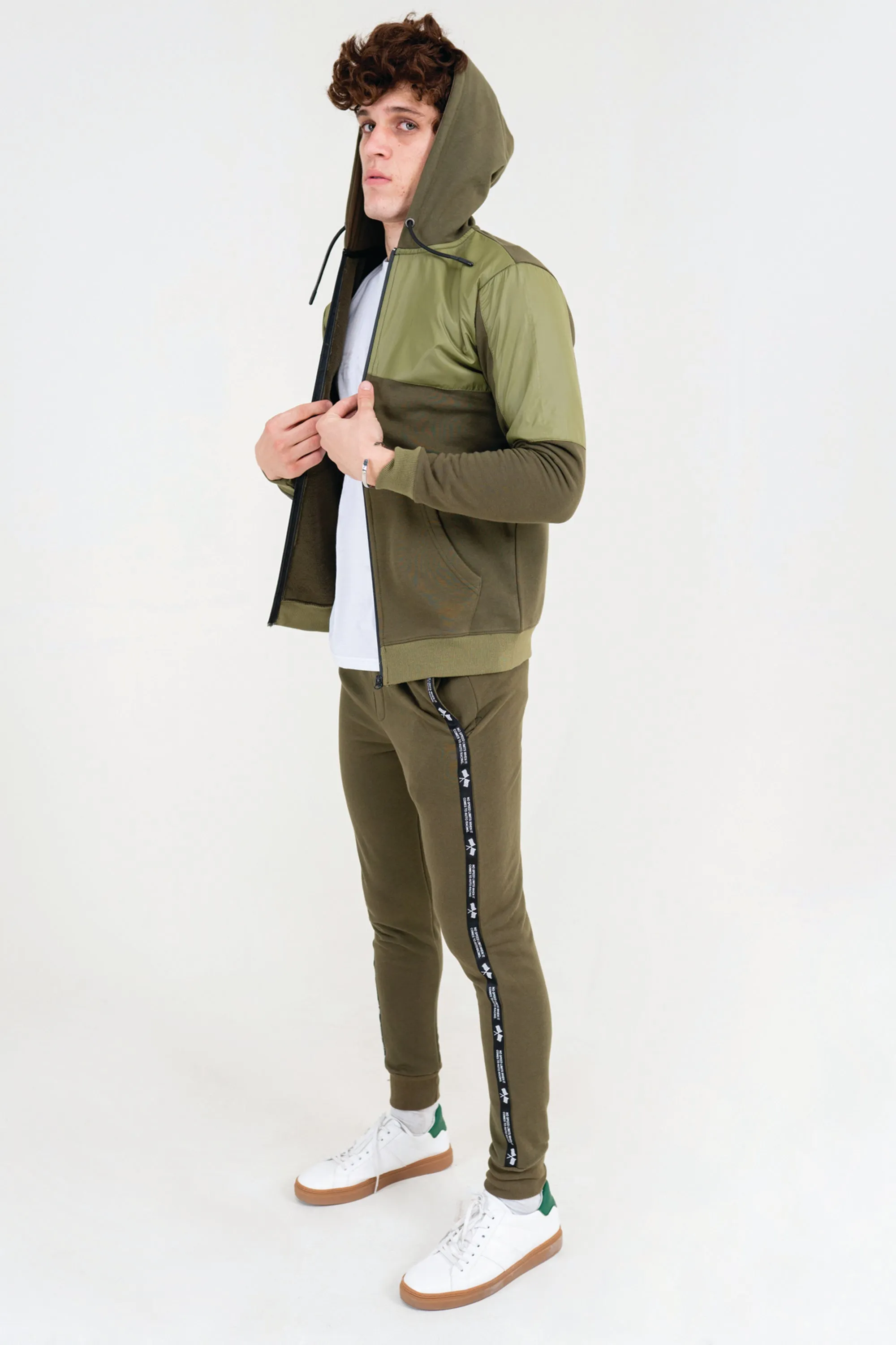 Olive Zipper Hoodie