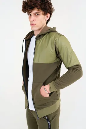 Olive Zipper Hoodie