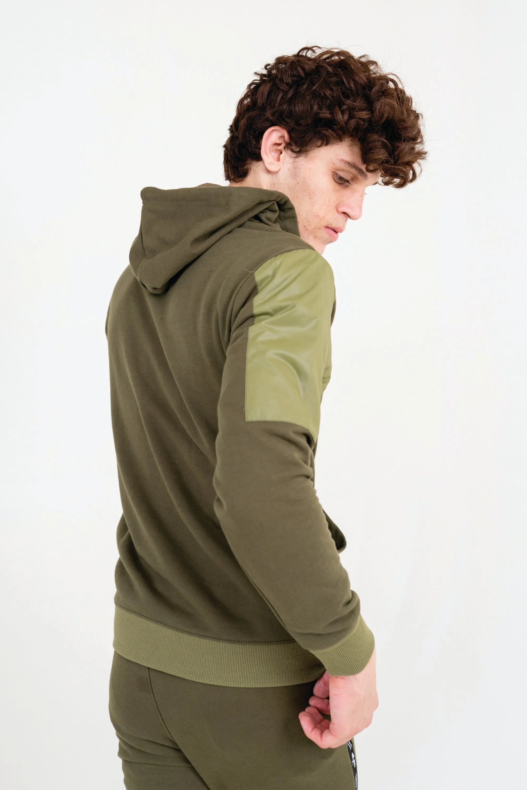 Olive Zipper Hoodie