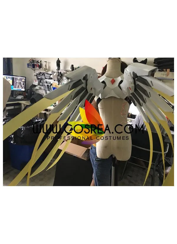 Overwatch Mercy Classic Skin LED Cosplay Costume