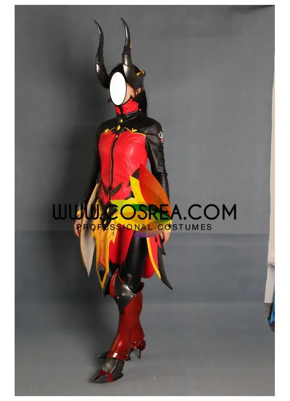 Overwatch Mercy Devil Skin Custom Cosplay Costume