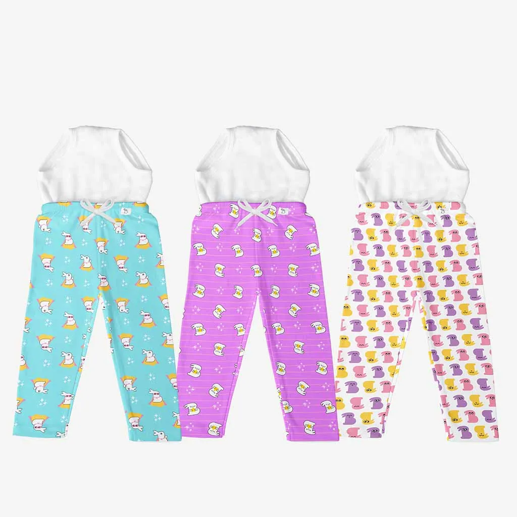 Pack of 3 Diaper Pants with drawstring - Bummy World