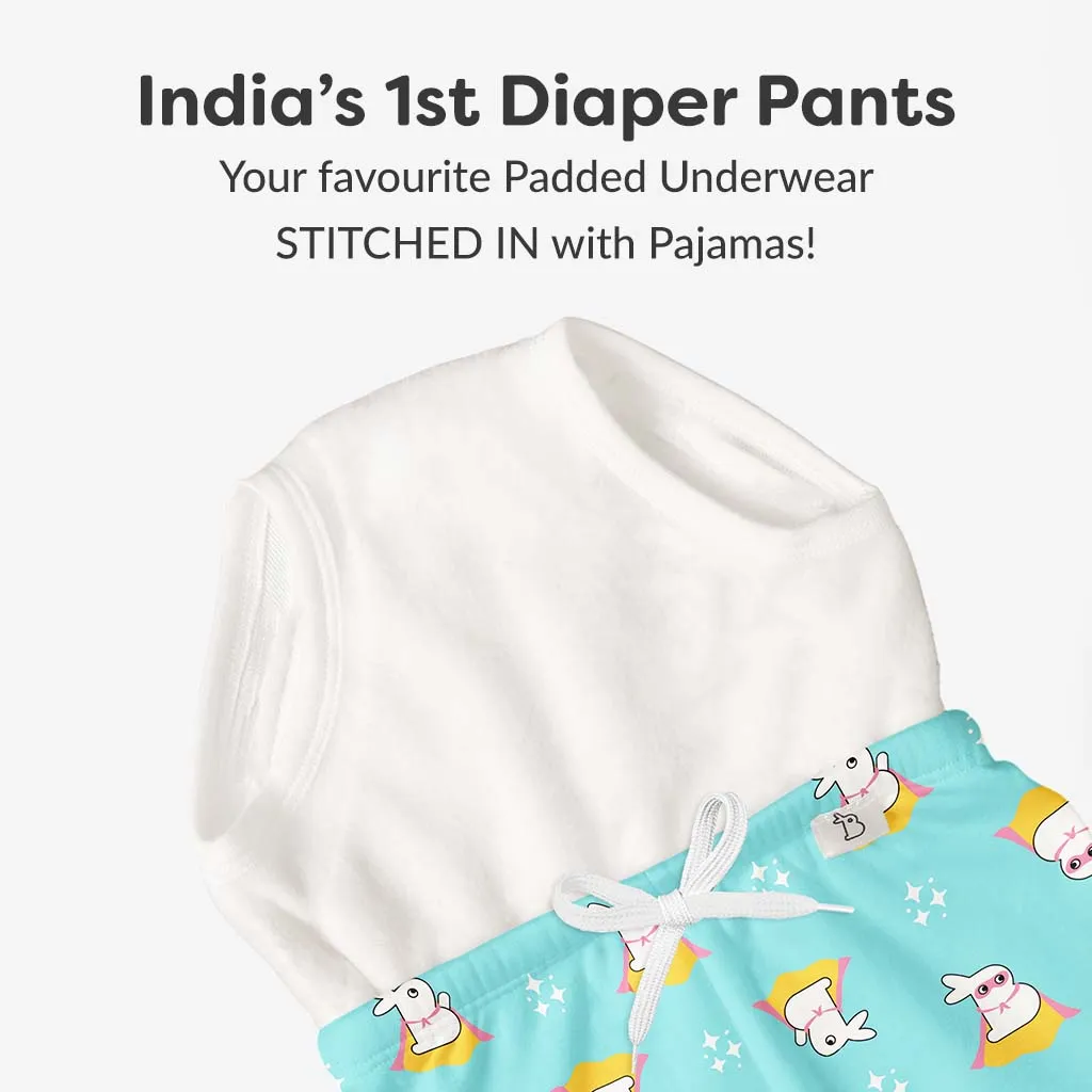 Pack of 3 Diaper Pants with drawstring - Bummy World