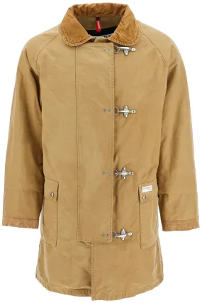 padded canvas jacket coat