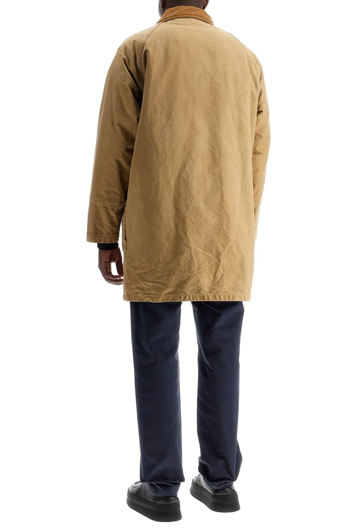 padded canvas jacket coat