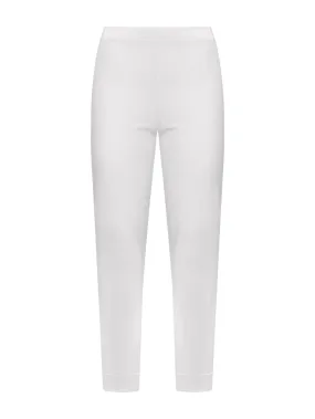 Pantalone a sigaretta in Compact Light  - Bianco