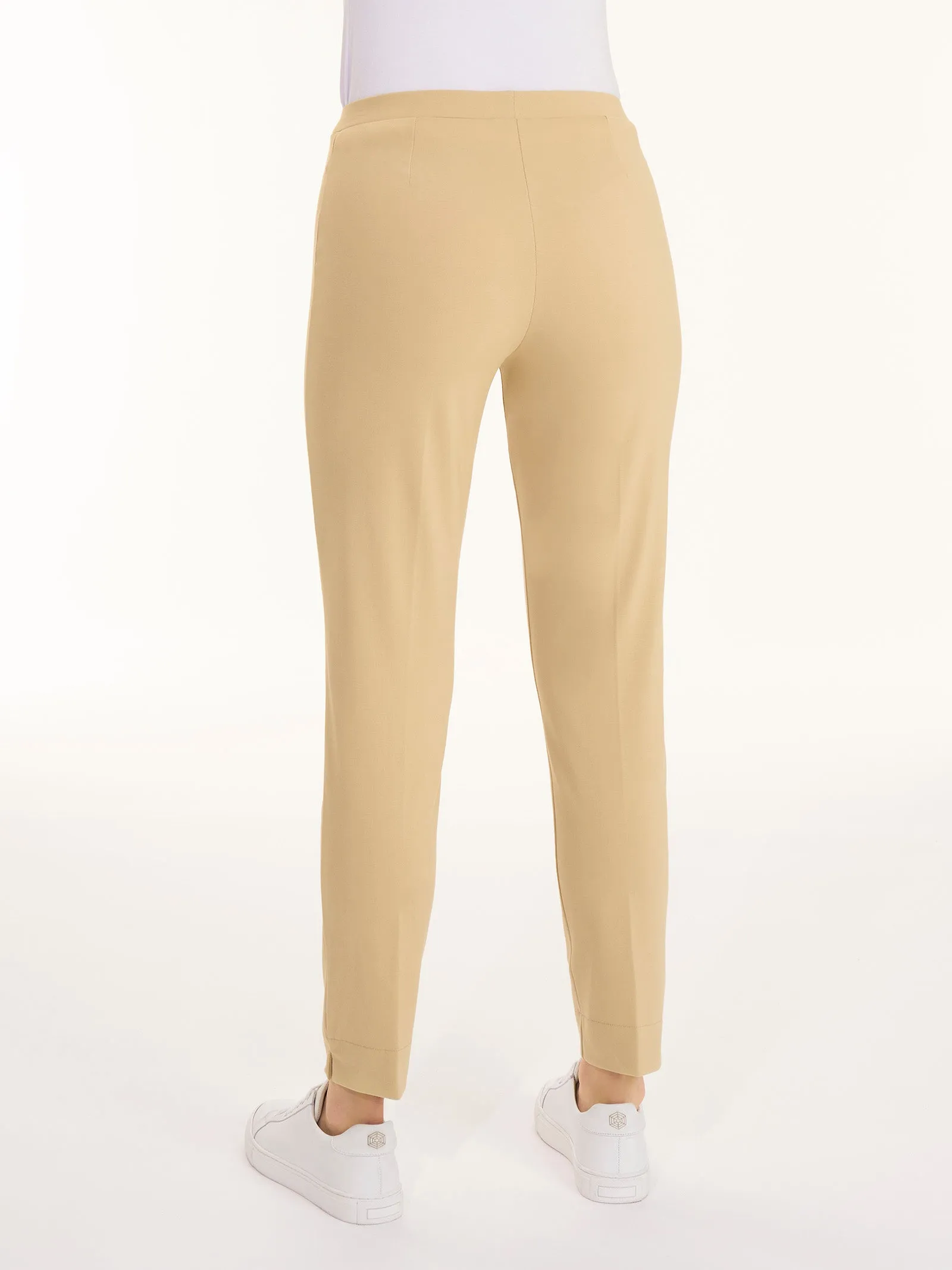 Pantalone a sigaretta in Compact Light  - Irish Cream