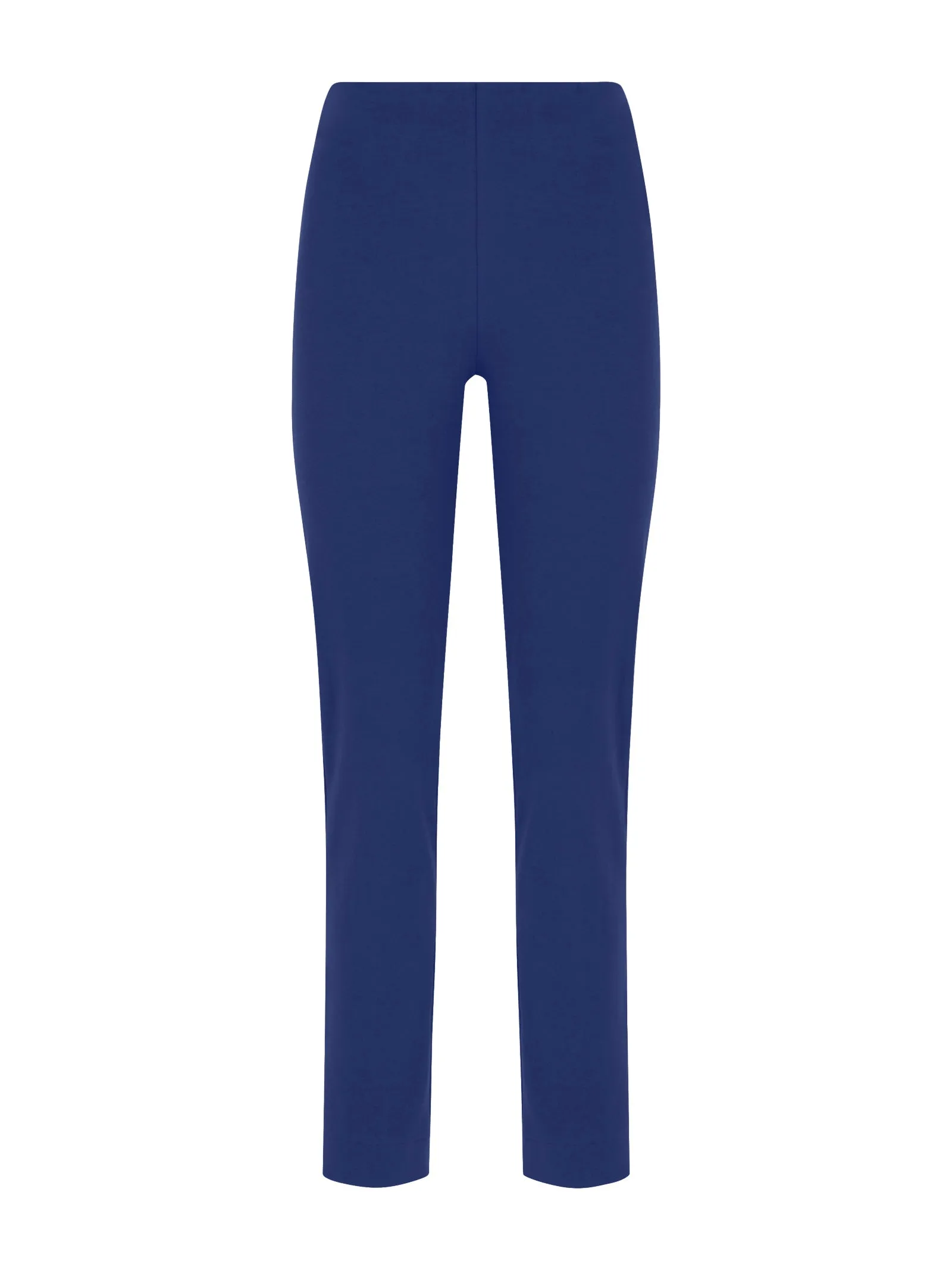 Pantalone a sigaretta in maglia denim - Blueberry