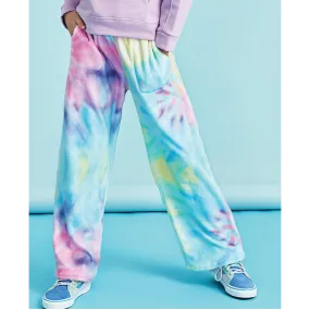 Pastel Tie Dye Plush Pants