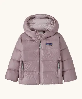 Patagonia Baby Hi-Loft Down Sweater Hoody Stormy Mauve