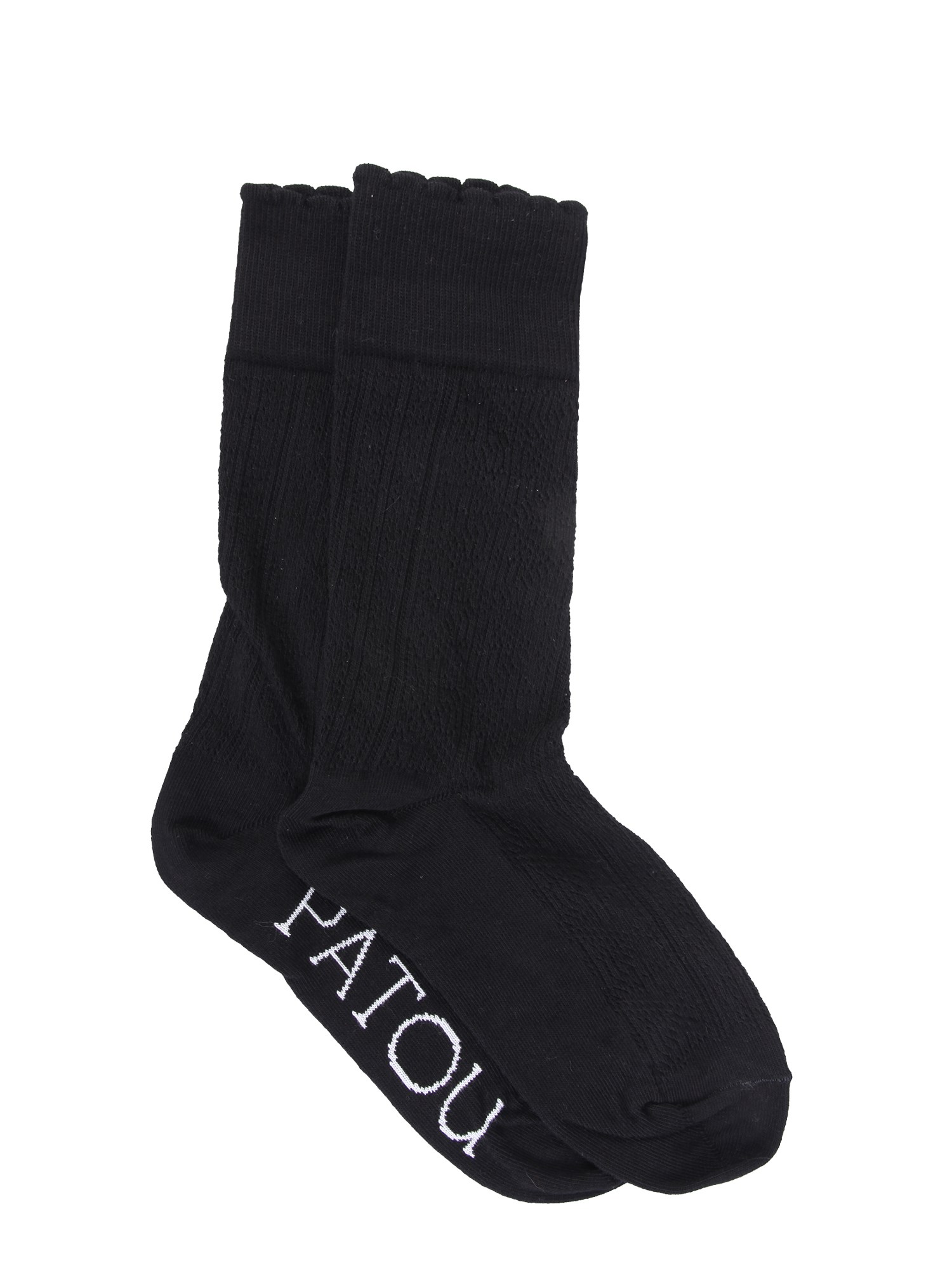 PATOU    PERFORATED COTTON SOCKS