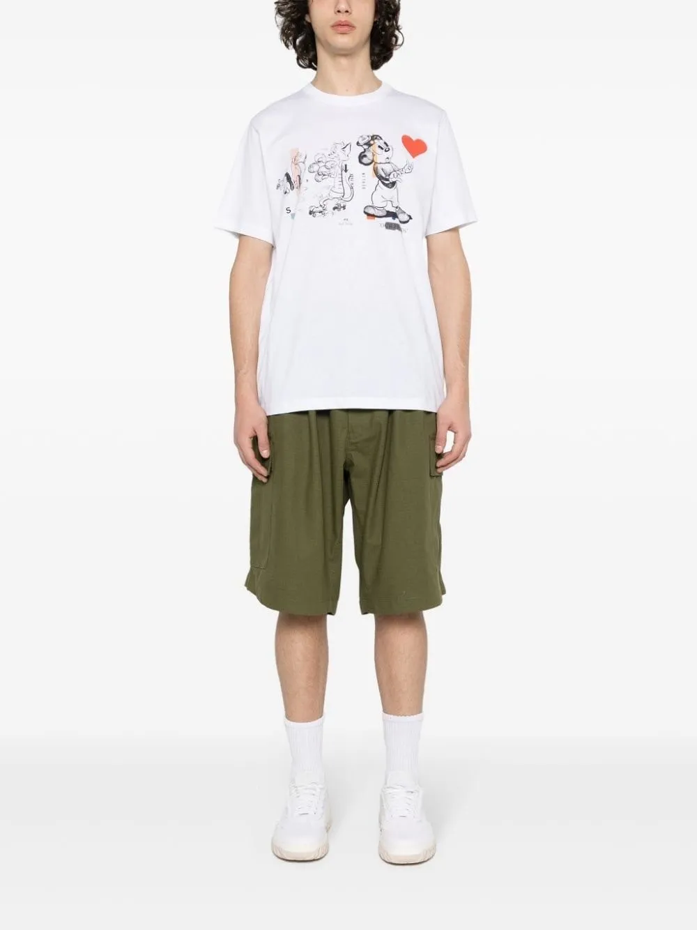 Paul Smith  |Crew Neck Pullovers Heart Other Animal Patterns Cotton