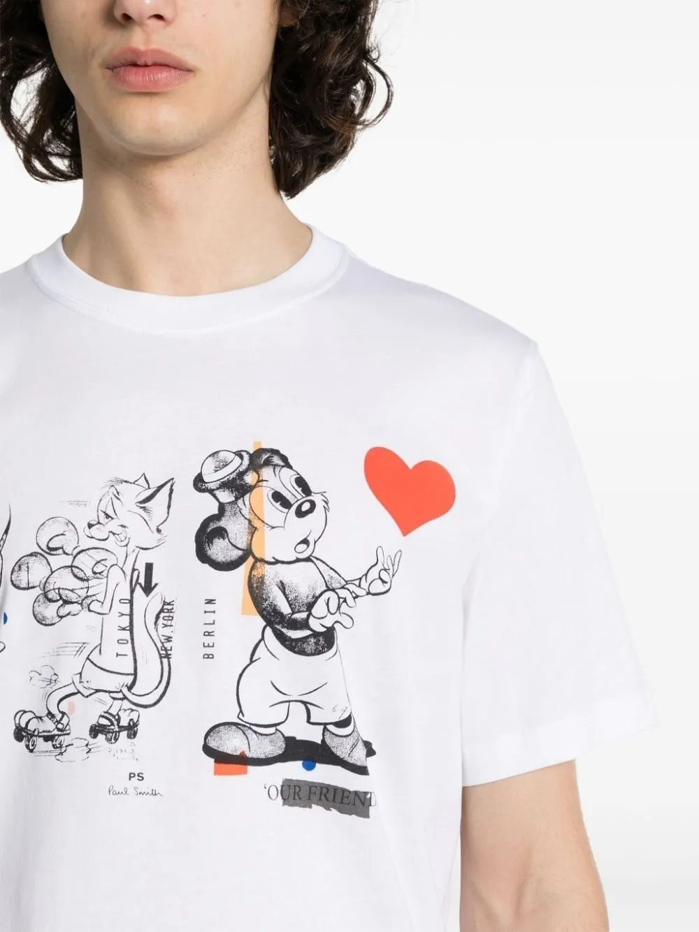 Paul Smith  |Crew Neck Pullovers Heart Other Animal Patterns Cotton