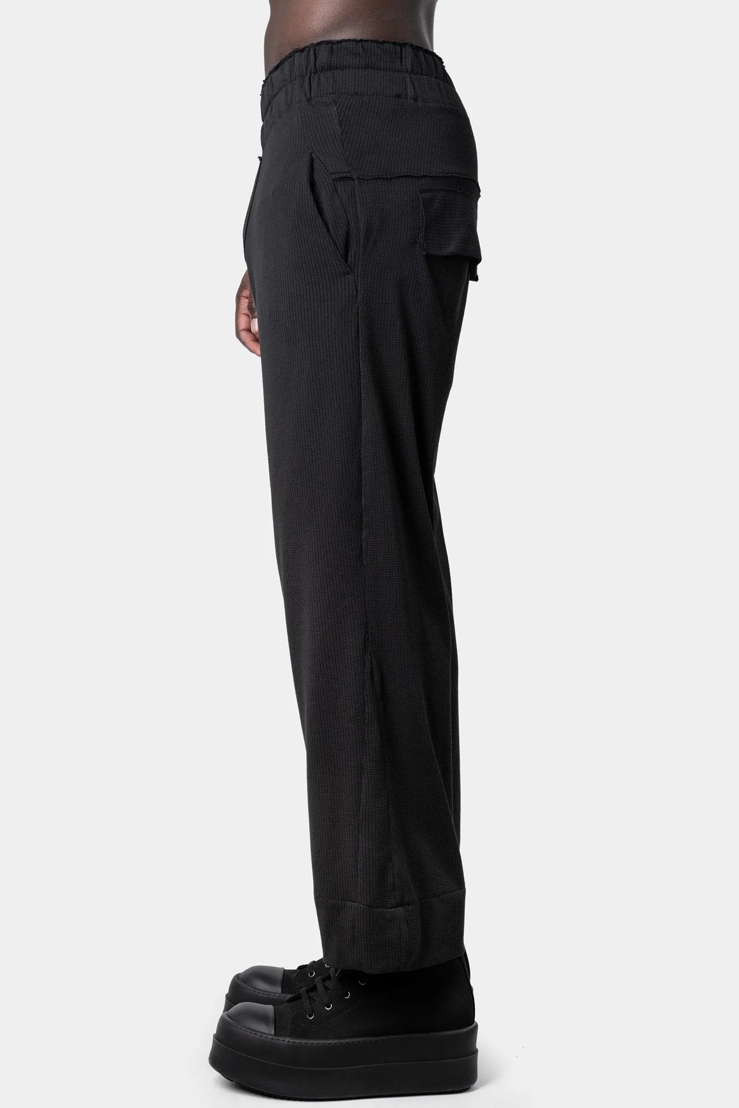 Perforated loose slacks