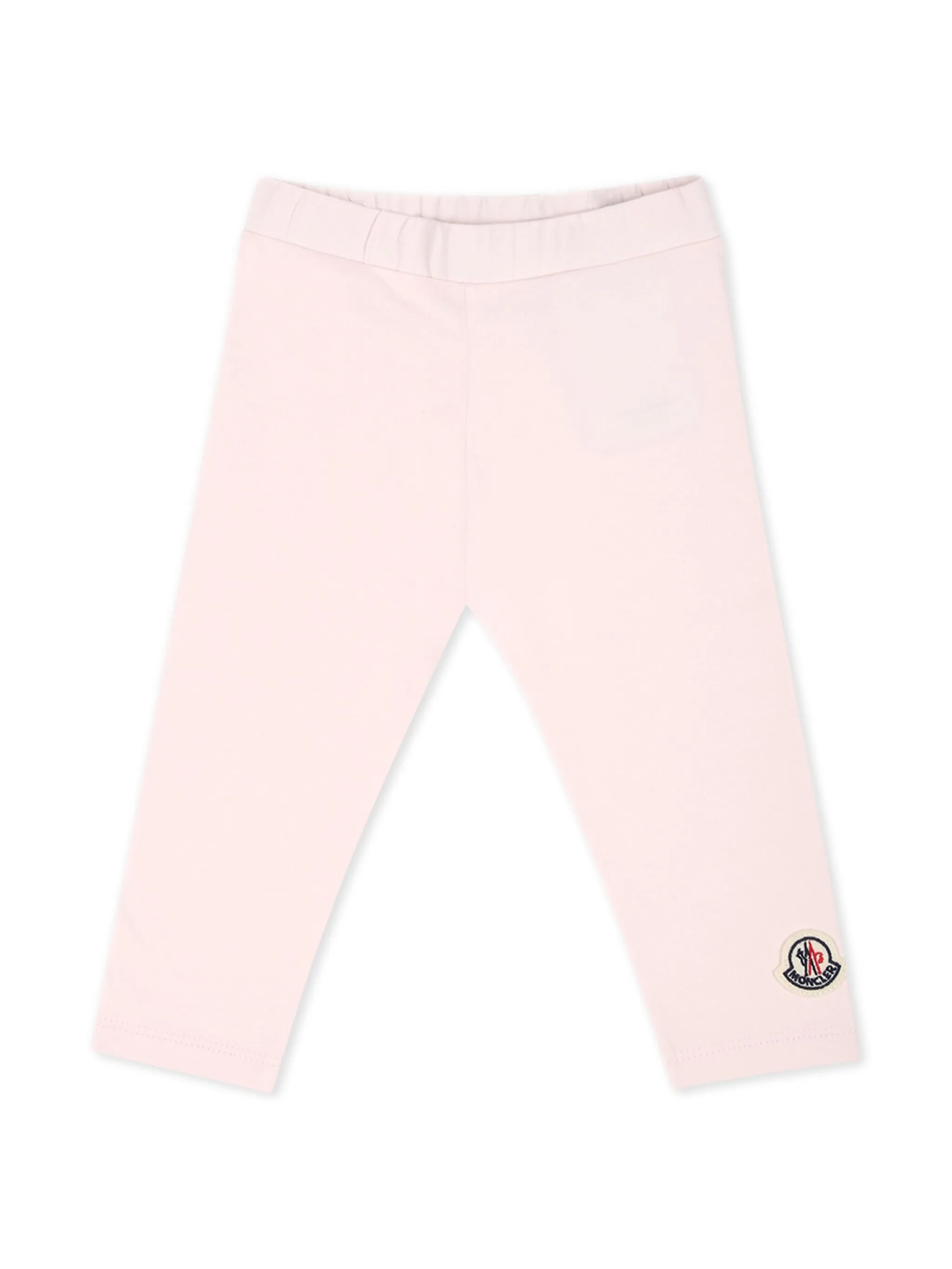 Pink Leggings With Logo Patch