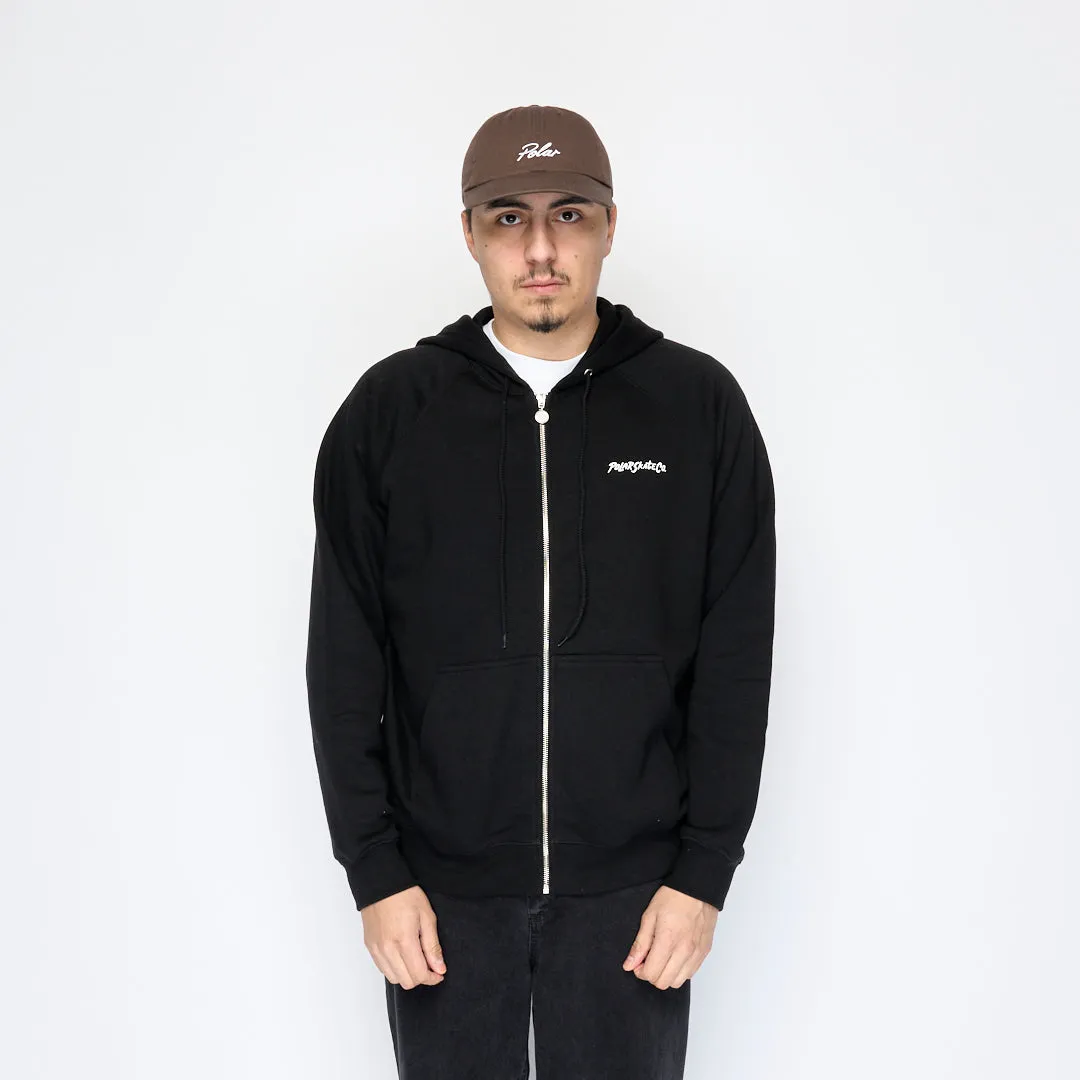 Polar Skate Co -  12 Faces Default Zip Hoodie (Black)