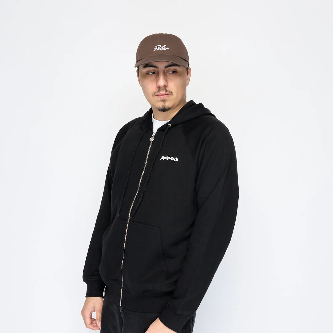 Polar Skate Co -  12 Faces Default Zip Hoodie (Black)