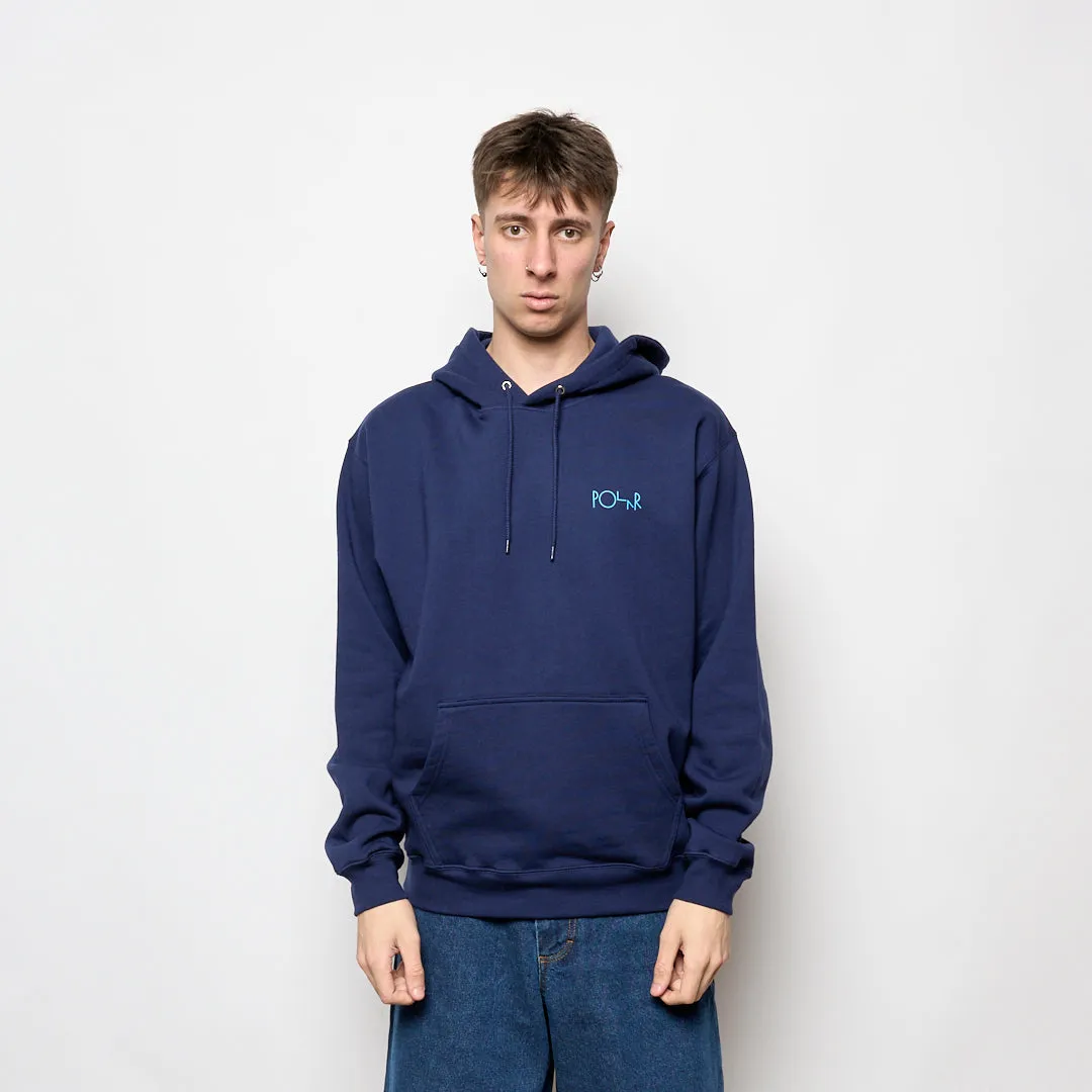 Polar Skate Co - Dave Hoodie Stroke Logo (Dark Blue)