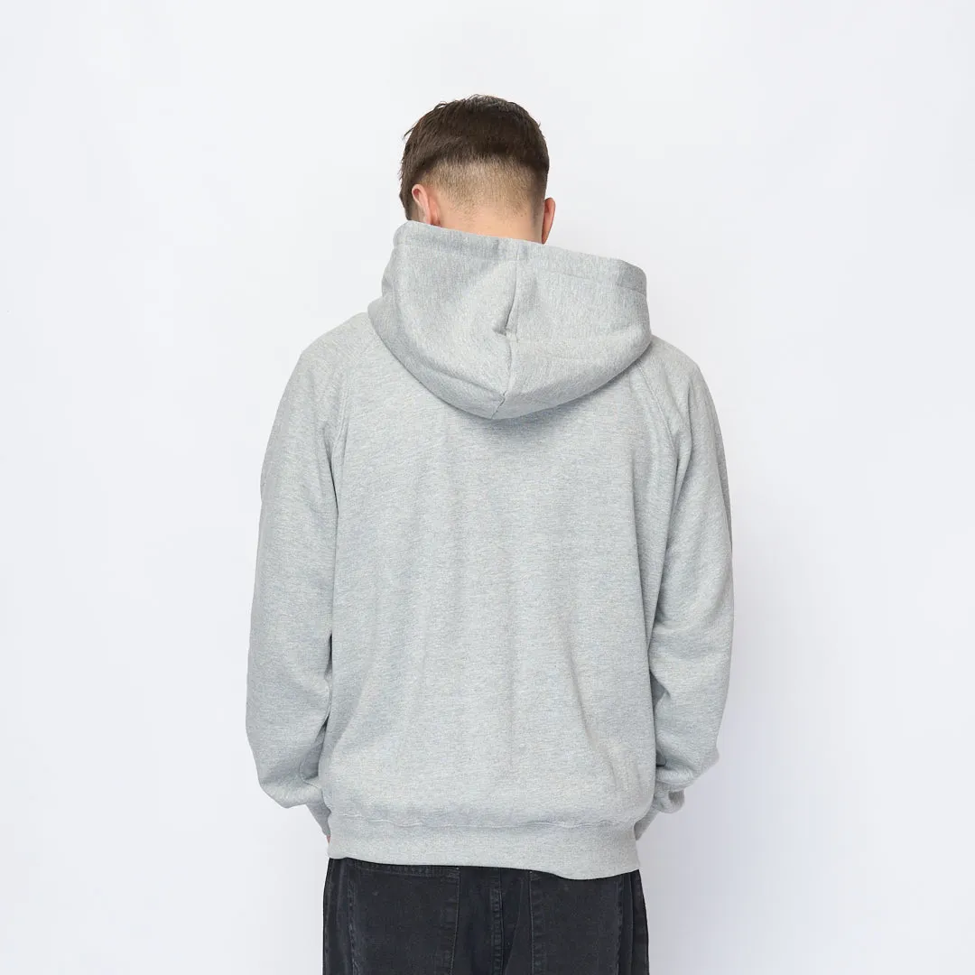 Polar Skate Co - Default Zip Hoodie (Heather Grey)