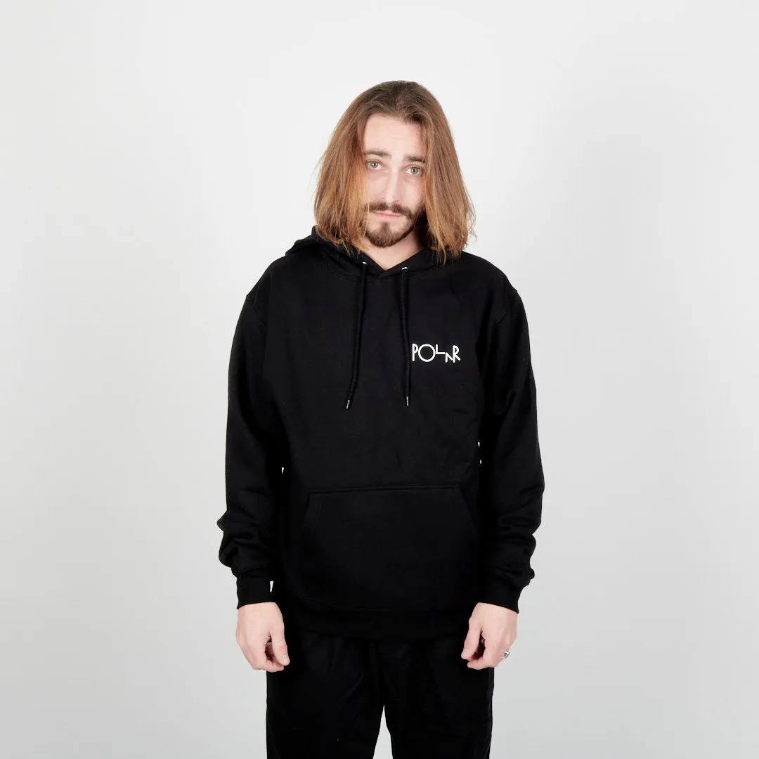 Polar Skate Co Stroke Logo Hoodie - Black