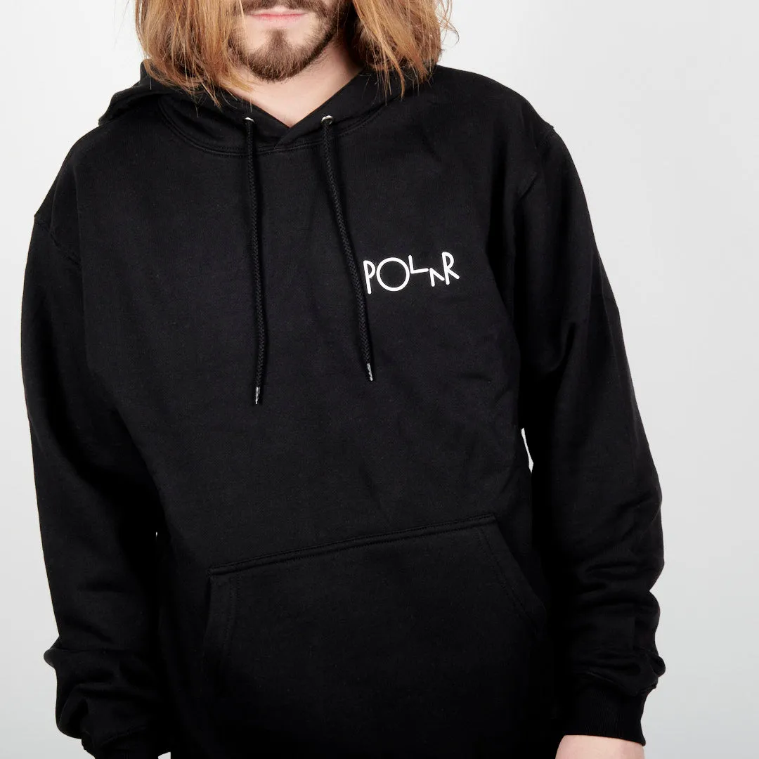 Polar Skate Co Stroke Logo Hoodie - Black