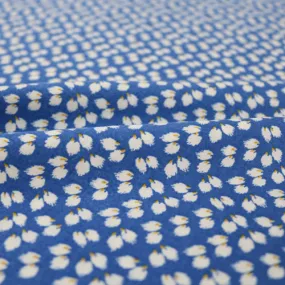 Printed Spun Viscose Petra in Royal Blue